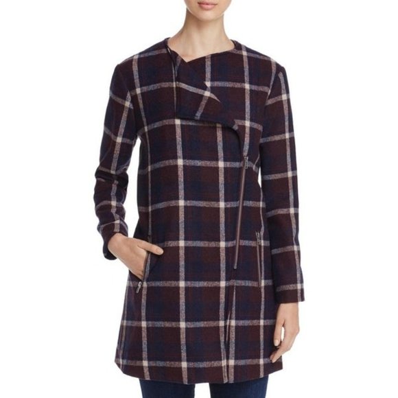 Cupcakes & Cashmere Renley Plaid Coat - Picture 2 of 7